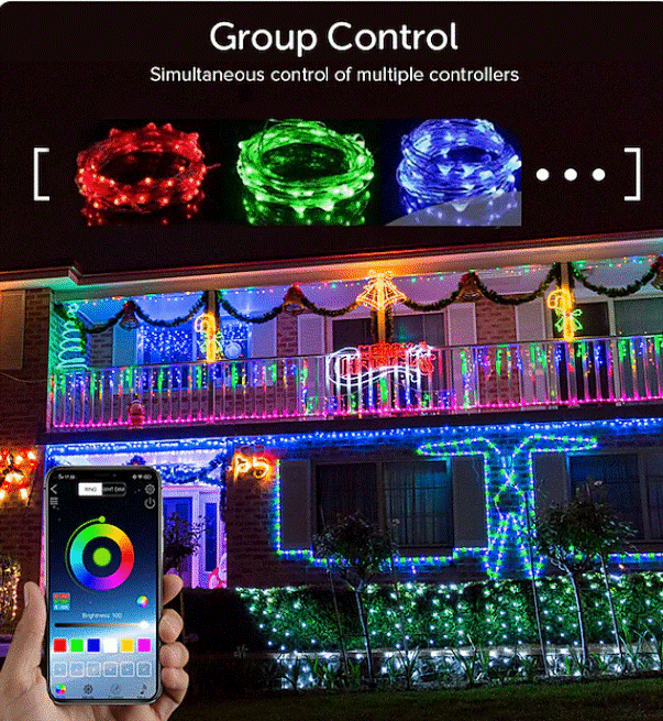 Christmas Led Lights Remotable With Phone - MultiXLChristmas Led Lights Remotable With PhoneBestPetsPlaceMultiXL10MChristmas Led Lights Remotable With Phone - MultiXL
