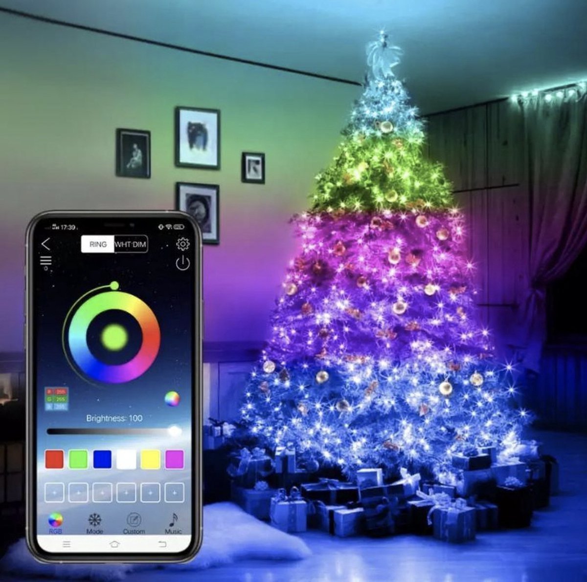 Christmas Led Lights Remotable With Phone - MultiXLChristmas Led Lights Remotable With PhoneBestPetsPlaceMultiXL10MChristmas Led Lights Remotable With Phone - MultiXL